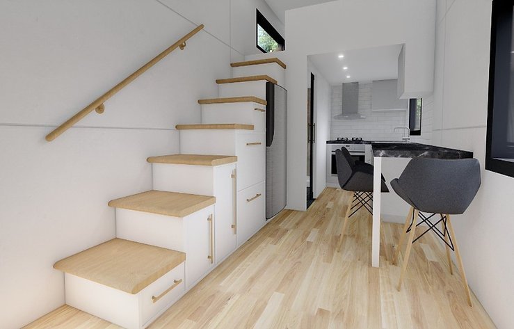 TINY HOUSE / Maison mobile sur roues de moins de 3,5t – Image 11
