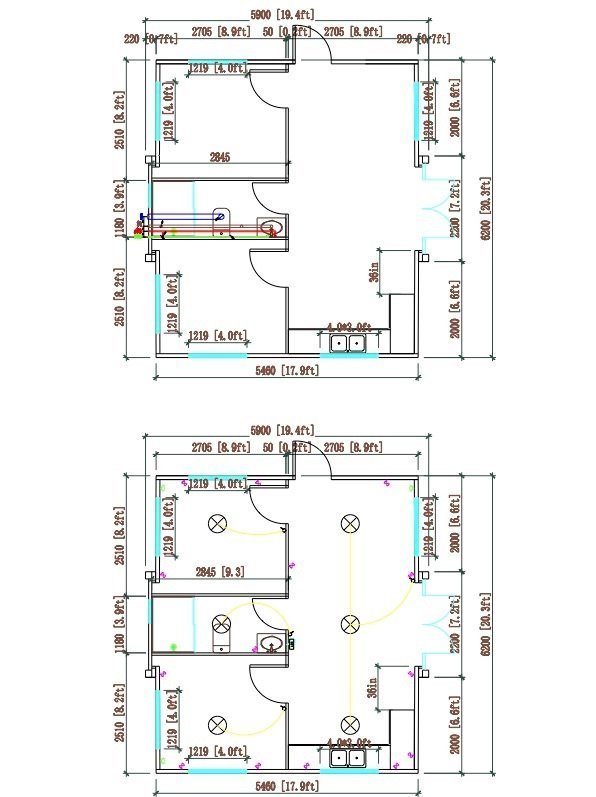 Conteneur mobile Tiny House 2 pièces de 35m2 maison préfabriquée pliable et mobile – Image 12