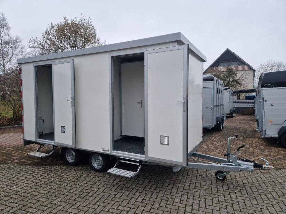 Conteneur comme habitat, remorque toilettes remorque WC remorque toilettes