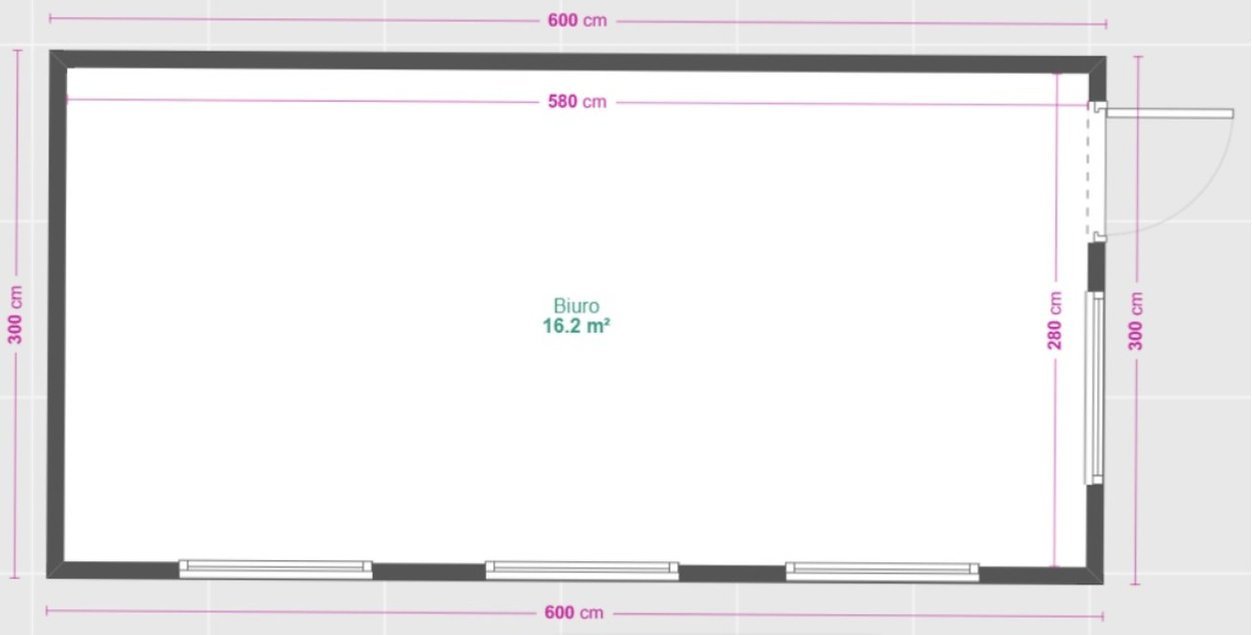 Conteneur de bureau 18 m² — 6,00 × 3,00 × 2,80 m – Image 3