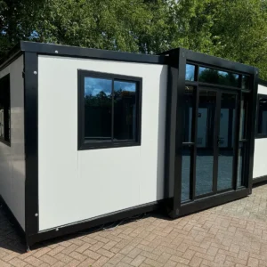 Conteneur Tiny house 36,5 m² 2 chambres, salle de bain et cuisine